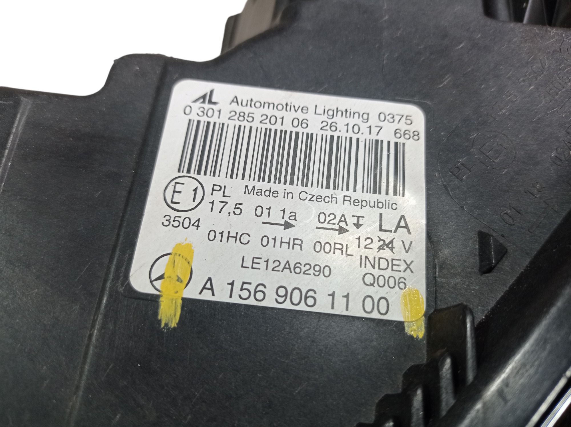 Lente Farol Esquerdo Mercedes Benz Gla 200 1.6 2016 V568 8
