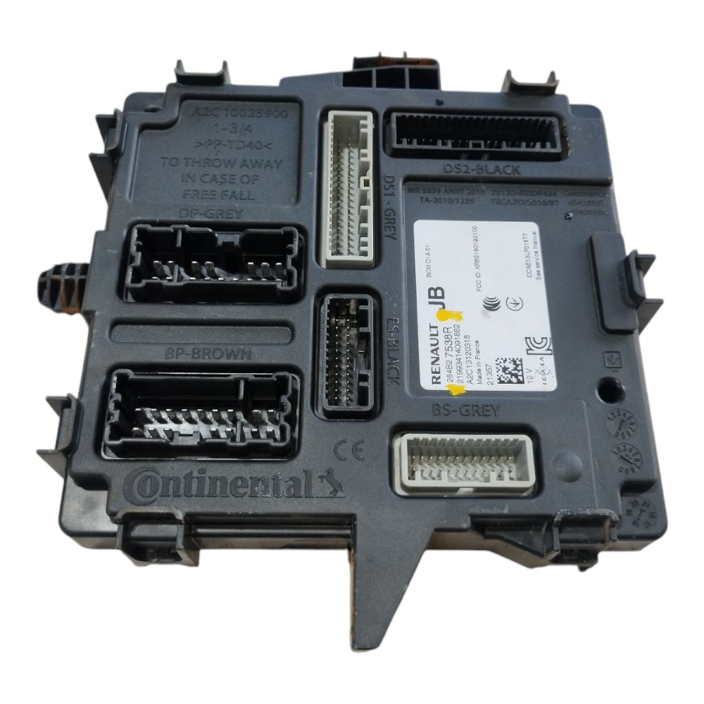 Módulo Controle Renault Zoe 2022 2023 284b27538r V639 8