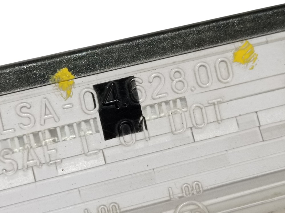Lente Luz Placa Traseira Range Rover 2004 V284 7