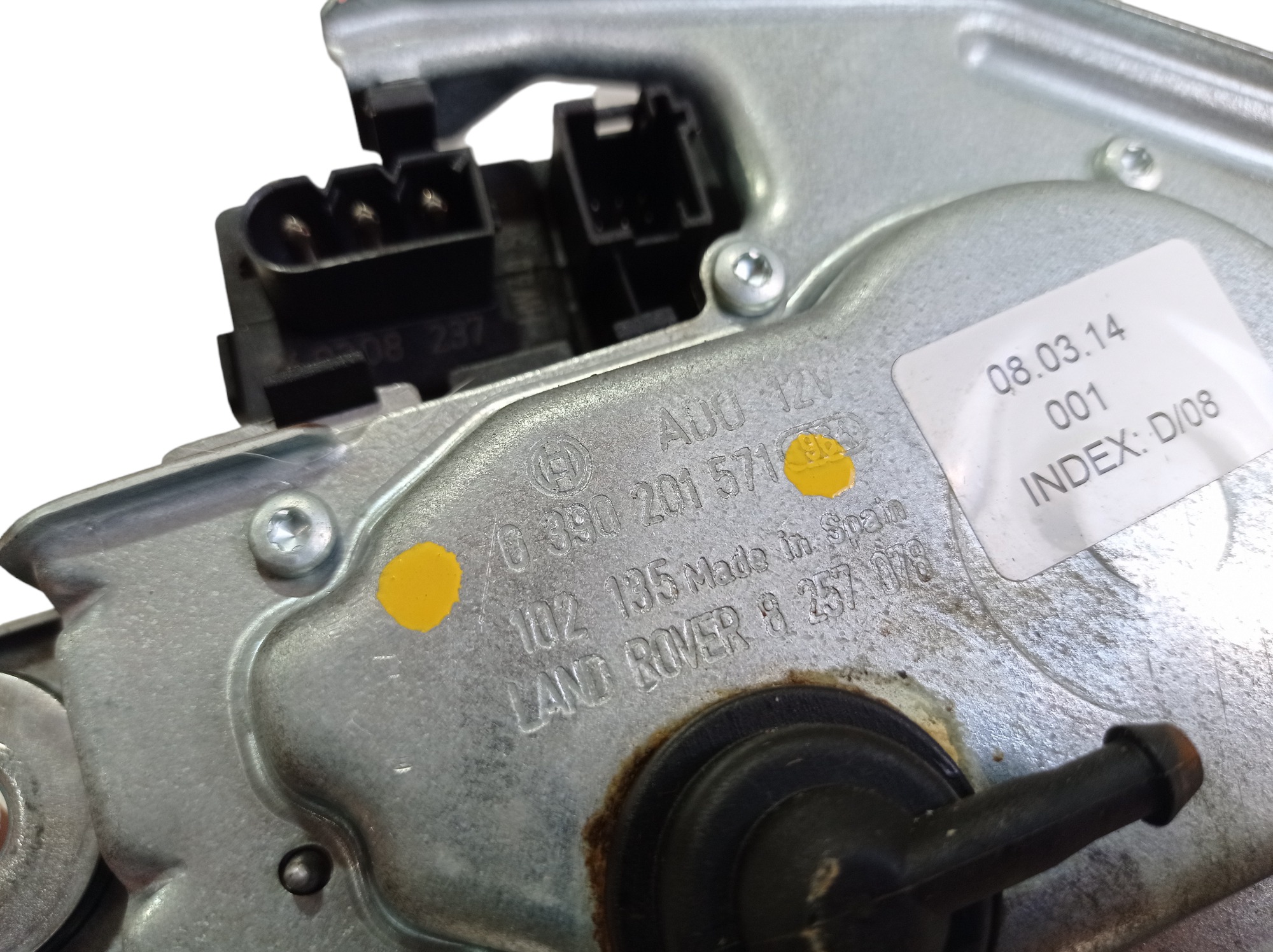 Motor Limpador Tampa Traseira Range Rover Vogue 2008 V583 9