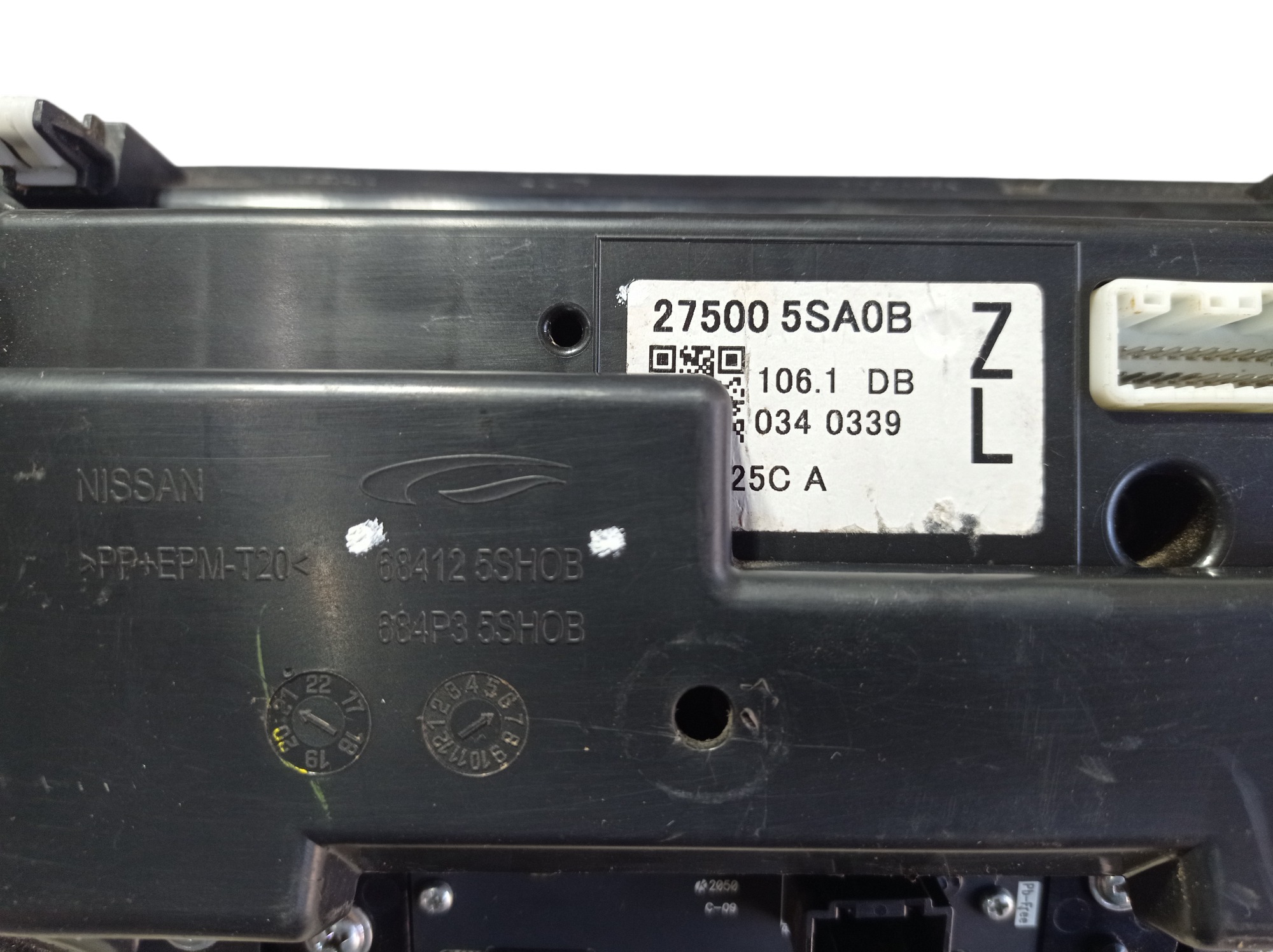 Comando Ar Condicionado Nissan Leaf 2022 V589 8