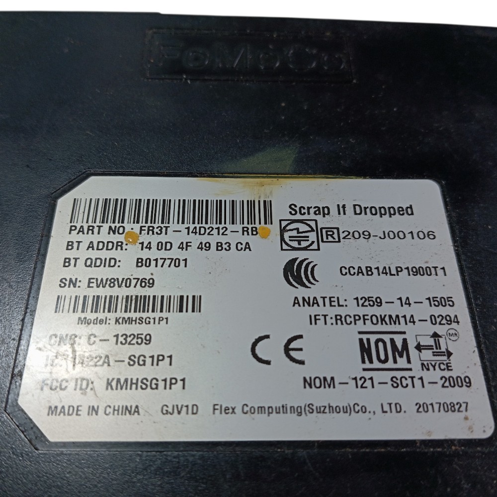 Módulo Conforto Ford Fiesta Ka 2015 A 2019 V330 6