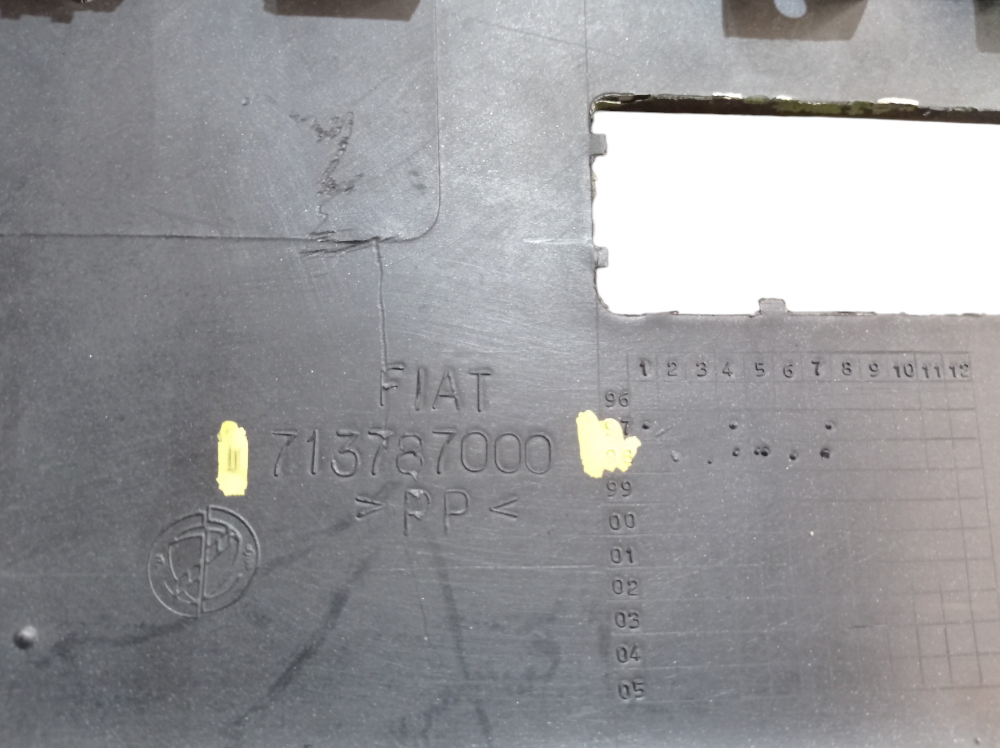Parachoque Traseiro Fiat Palio 1.0 1996 2000 V381 10