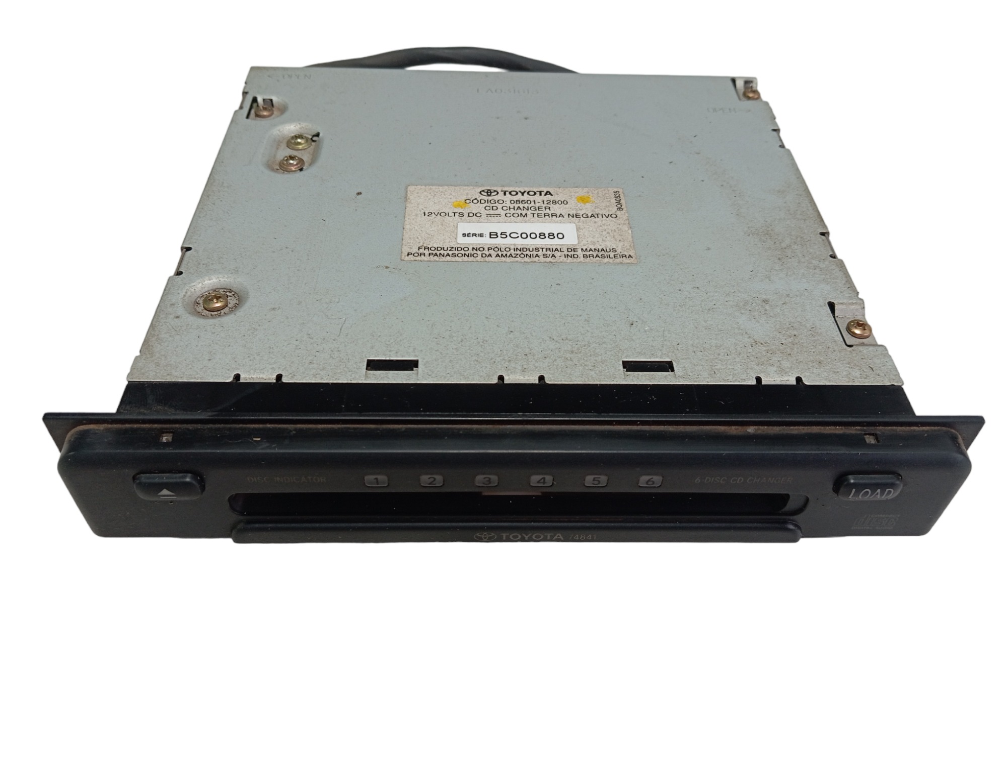 Rádio Cd Toyota Land Cruiser Prado 08601-12800 2004 4