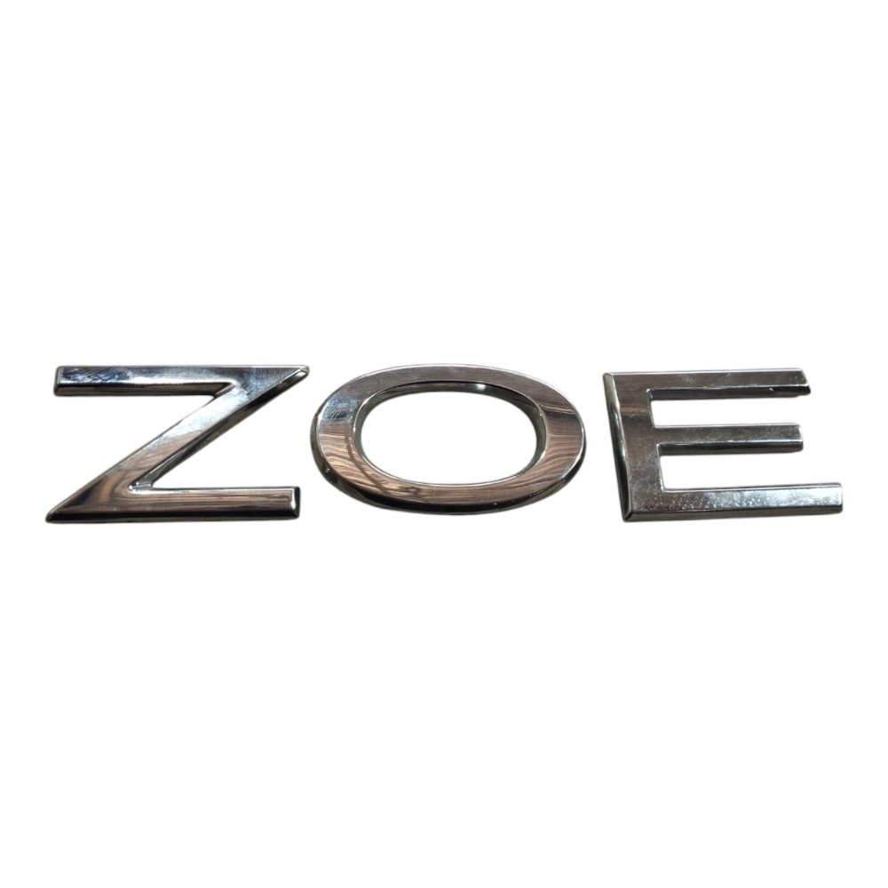 Emblema Zoe Tampa Traseira Renault Zoe 2022 2023 V639 1