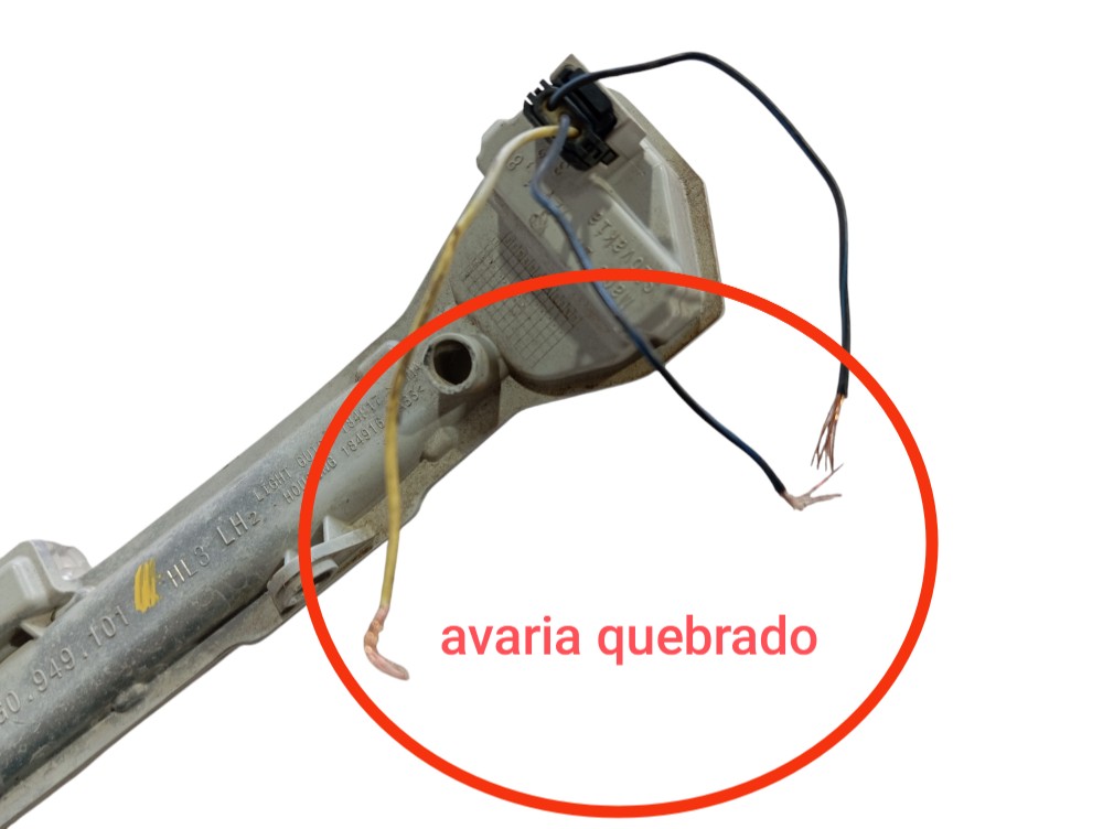 Pisca Retrovisor Esquerdo Vw Golf Highline 2014 V626 2