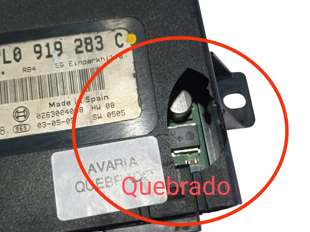 Módulo Estacionamento Porsche Cayenne S Turbo 4.5 2003 V371 3