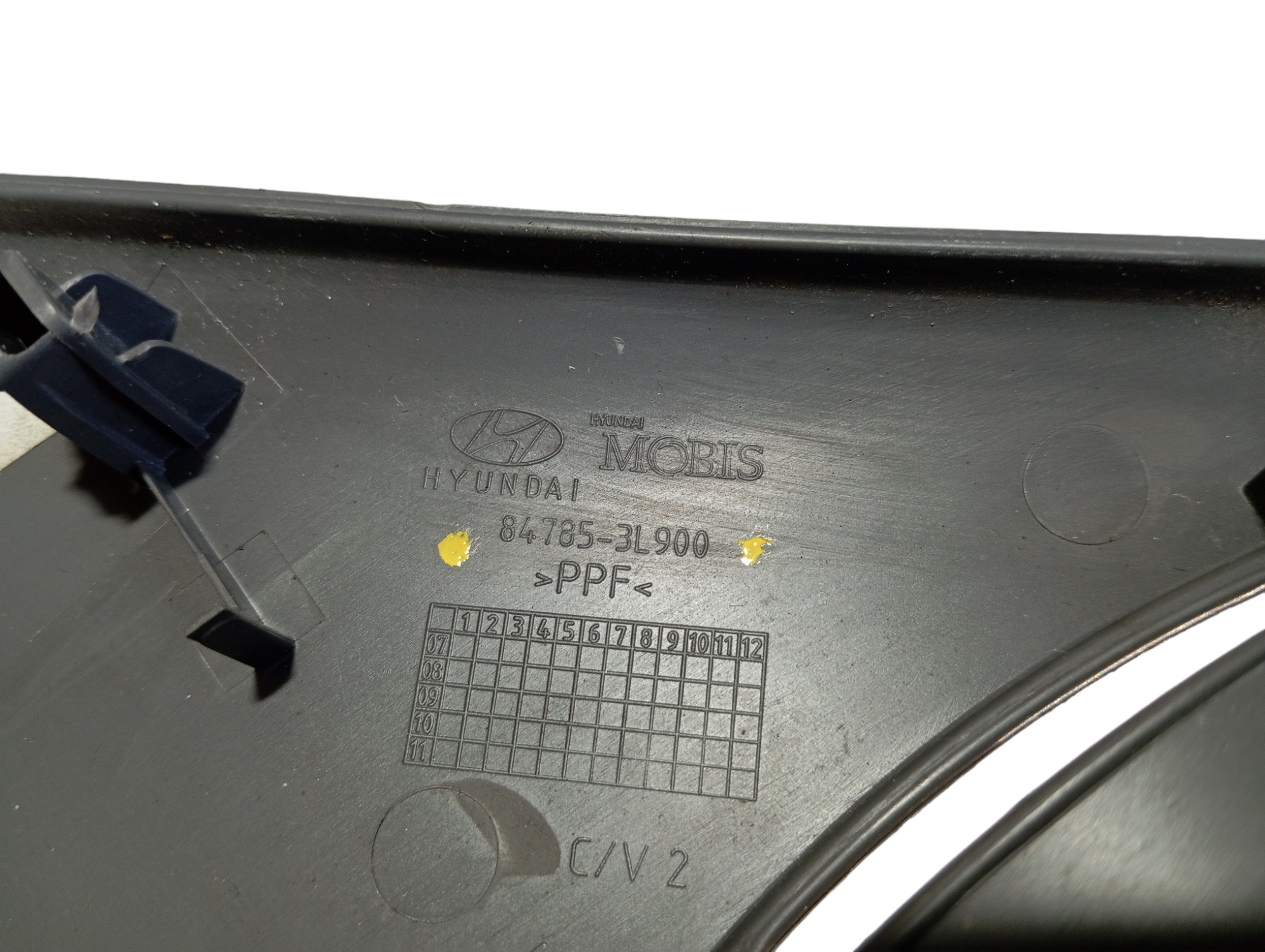 Acabamento Direito Painel Hyundai Azera 2009 V595 7