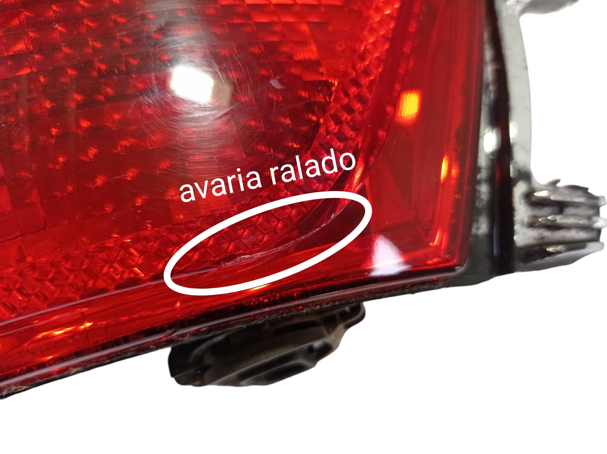 Olho Gato Parachoque Trase Direito Rover Sport 2014 017 V573 Vermelho 9