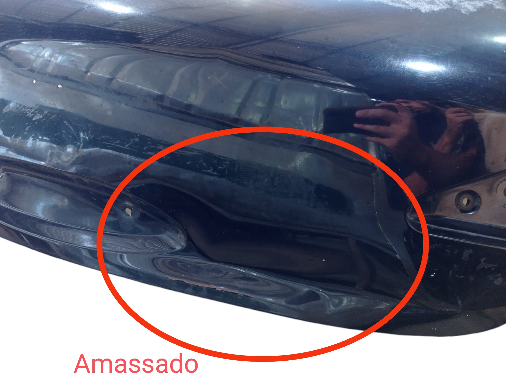 Tampa Traseira Chery Cielo 1.6 2012 V514 Preto 5
