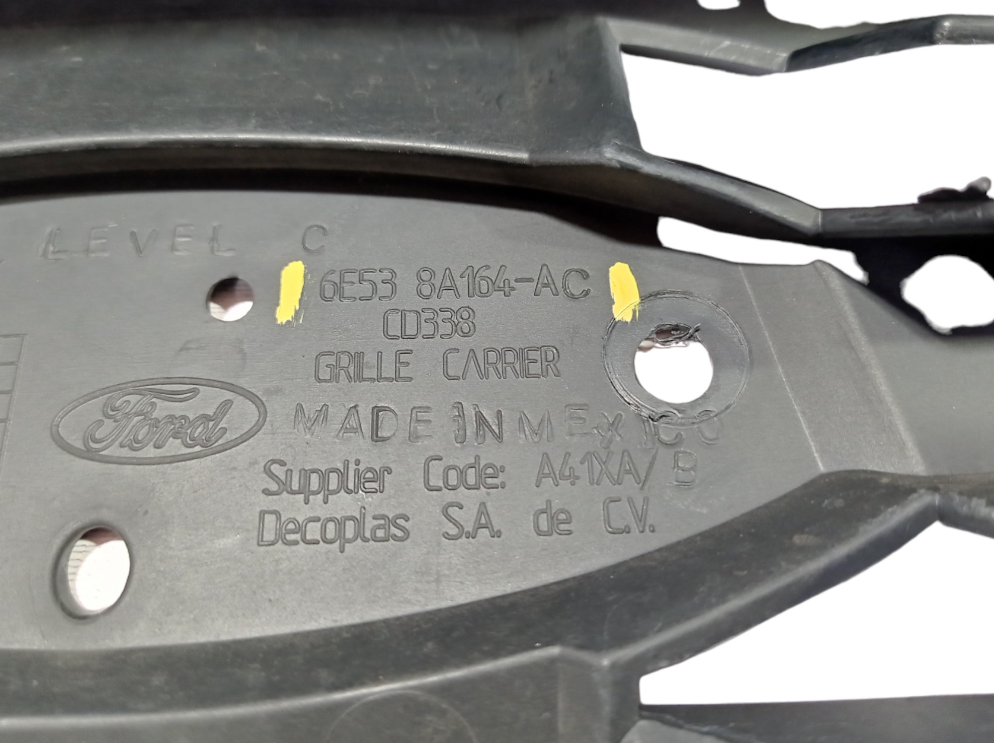 Grade Central Parachoque Dianteiro Ford Fusion 2007 V560 6