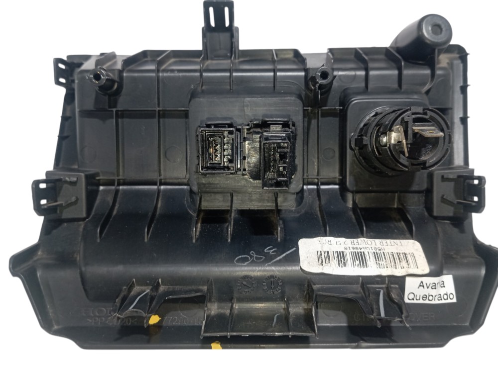 Moldura Tomada 12v Auxiliar Usb Honda Fit 2016 V327 8