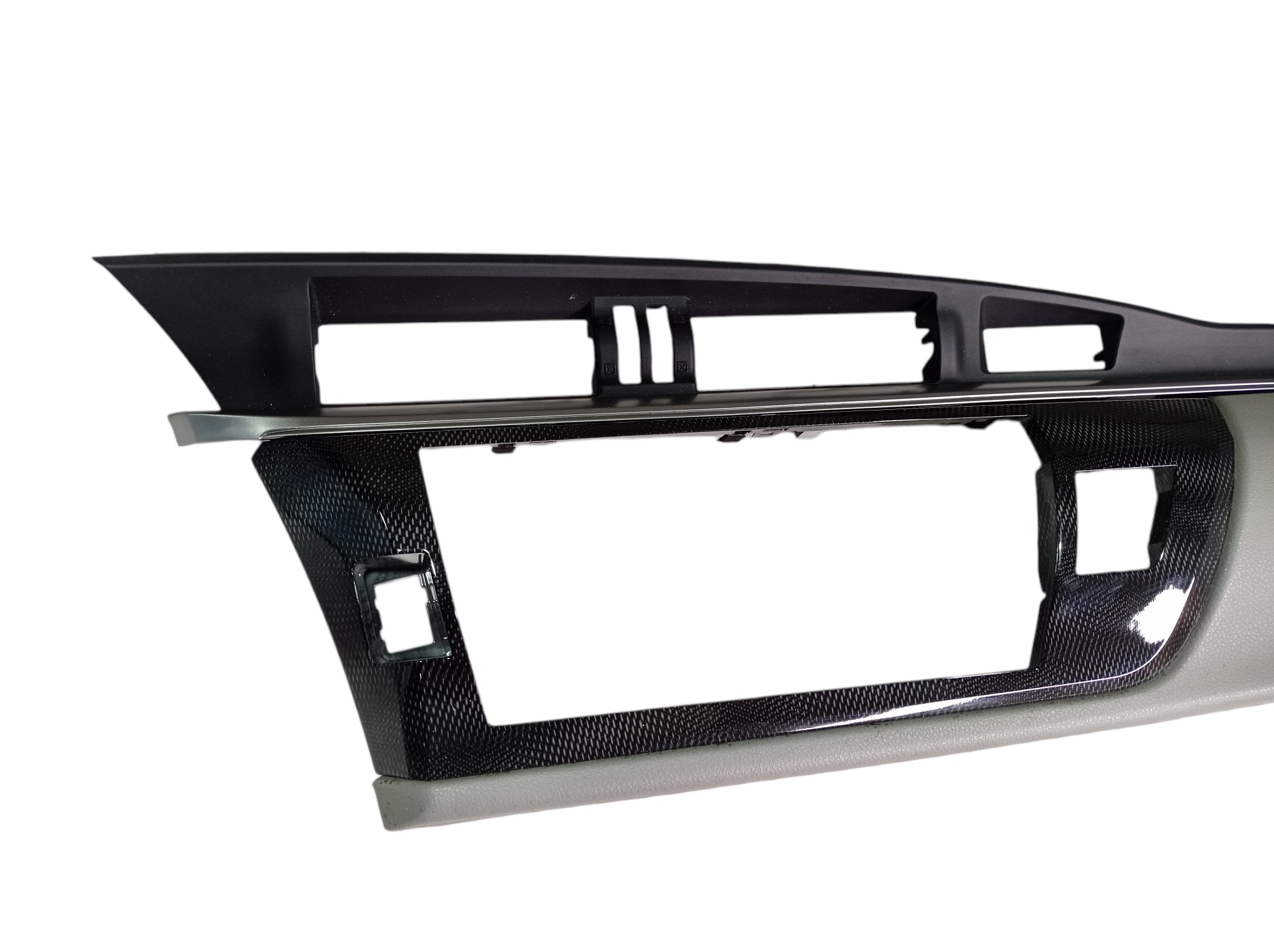 Moldura Acabamento Painel Toyota Corolla 2014 5547002380 Cinza Toyota 4