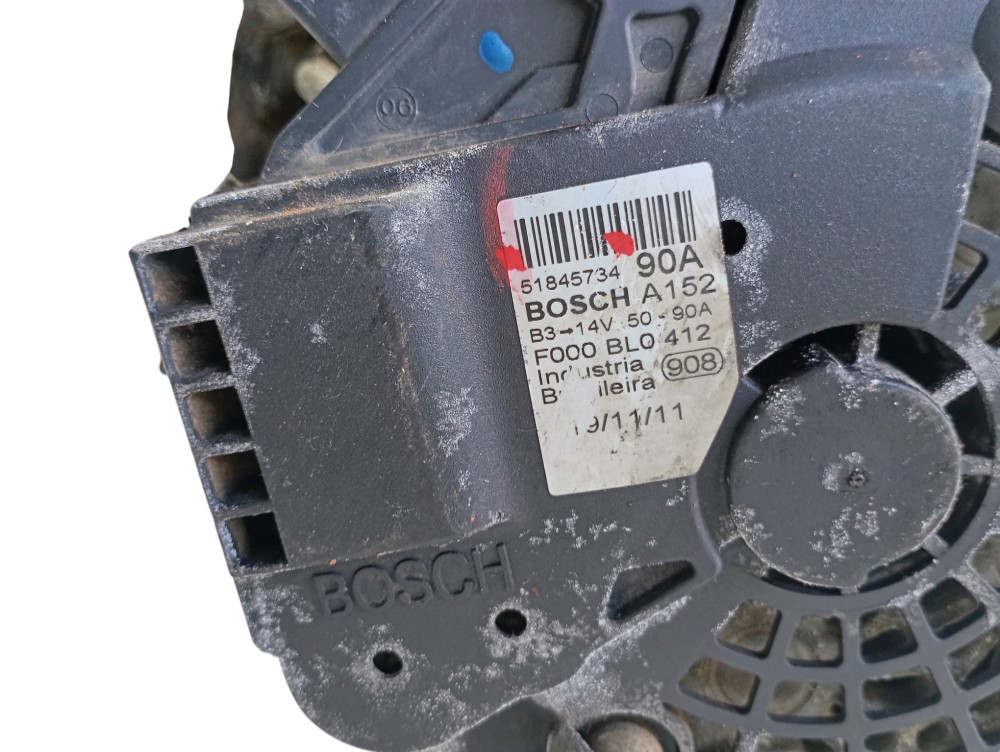 Alternador Fiat Doblo 1.8 E-torq 2012 V315 9