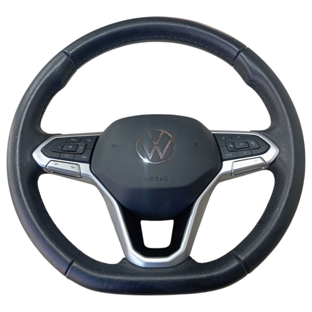 Volante Motorista Vw Taos Highline 2022 2024 V655 Preto 5