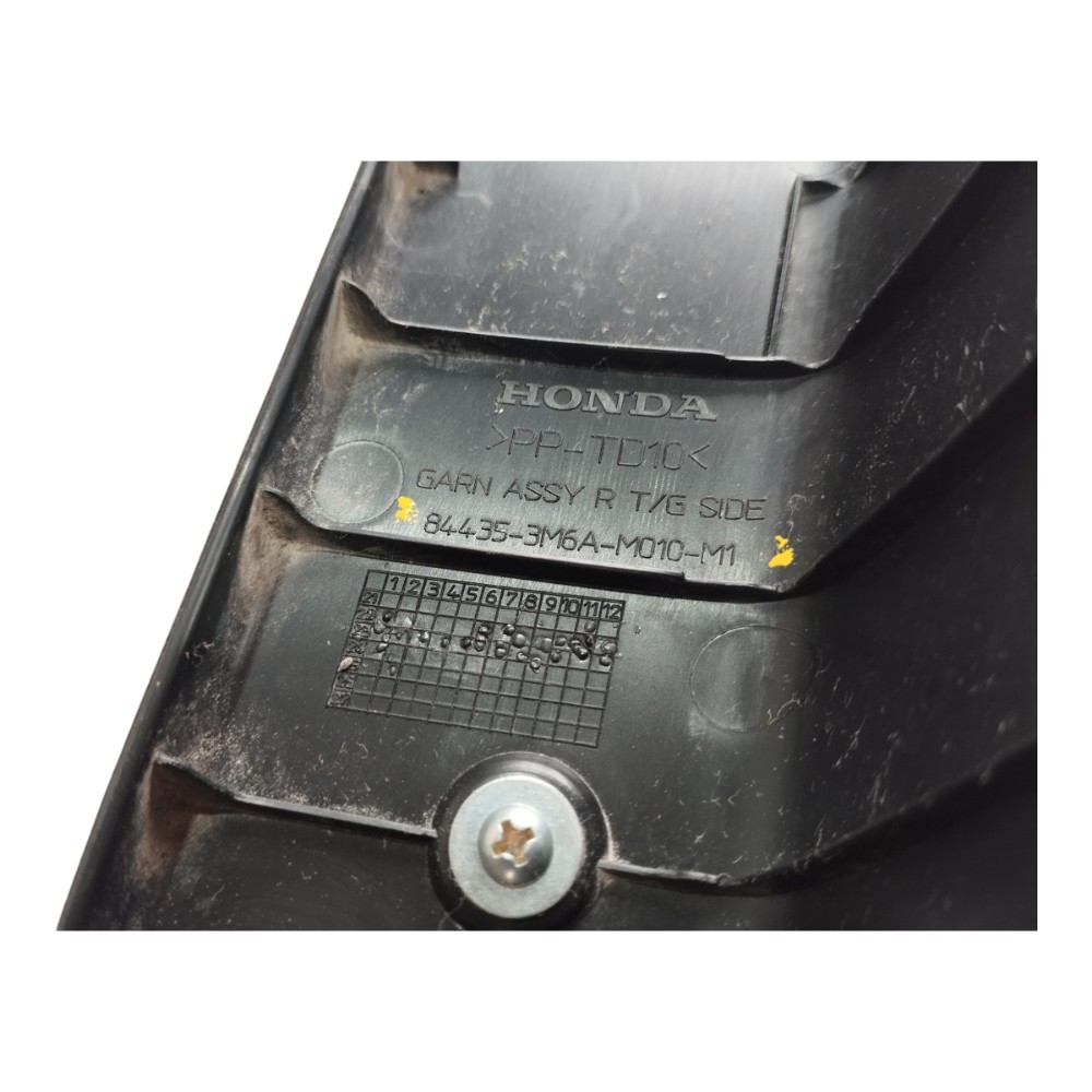 Soleira Tampa Traseira Direita Honda Hrv Exl 2023 2025 V644 5