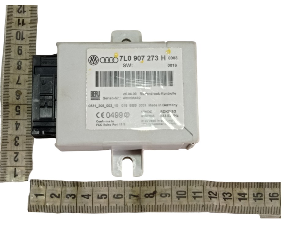 Módulo Sensor Pressão Pneu Porsche Cayenne 2003 V371 7