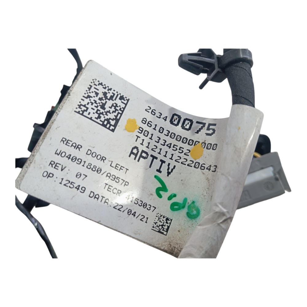 Chicote Porta Traseira Esquerda Gm Tracker 2020 2025 V627 5