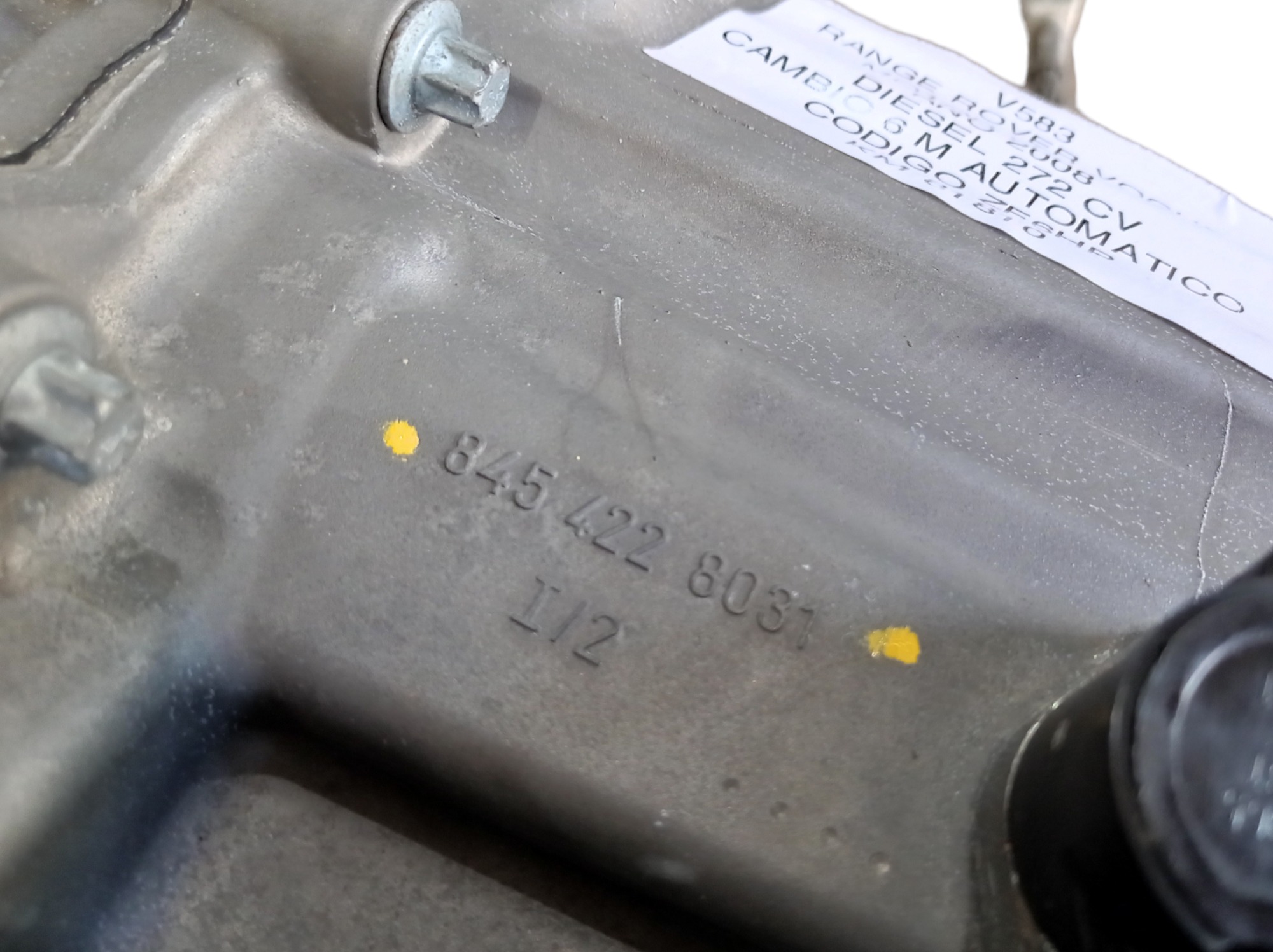 Caixa De Tração Range Rover Vogue 3.6 V8 2008 V583 9