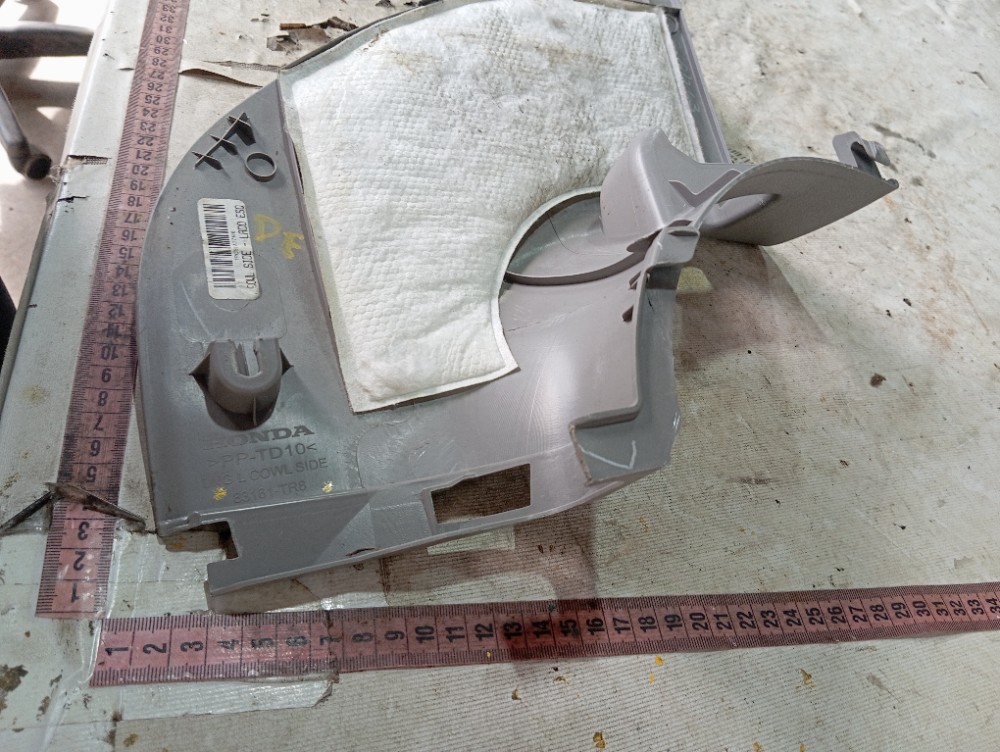Acabamento Pé Coluna Diant Esq Honda Civic 2010 2015 V658 8