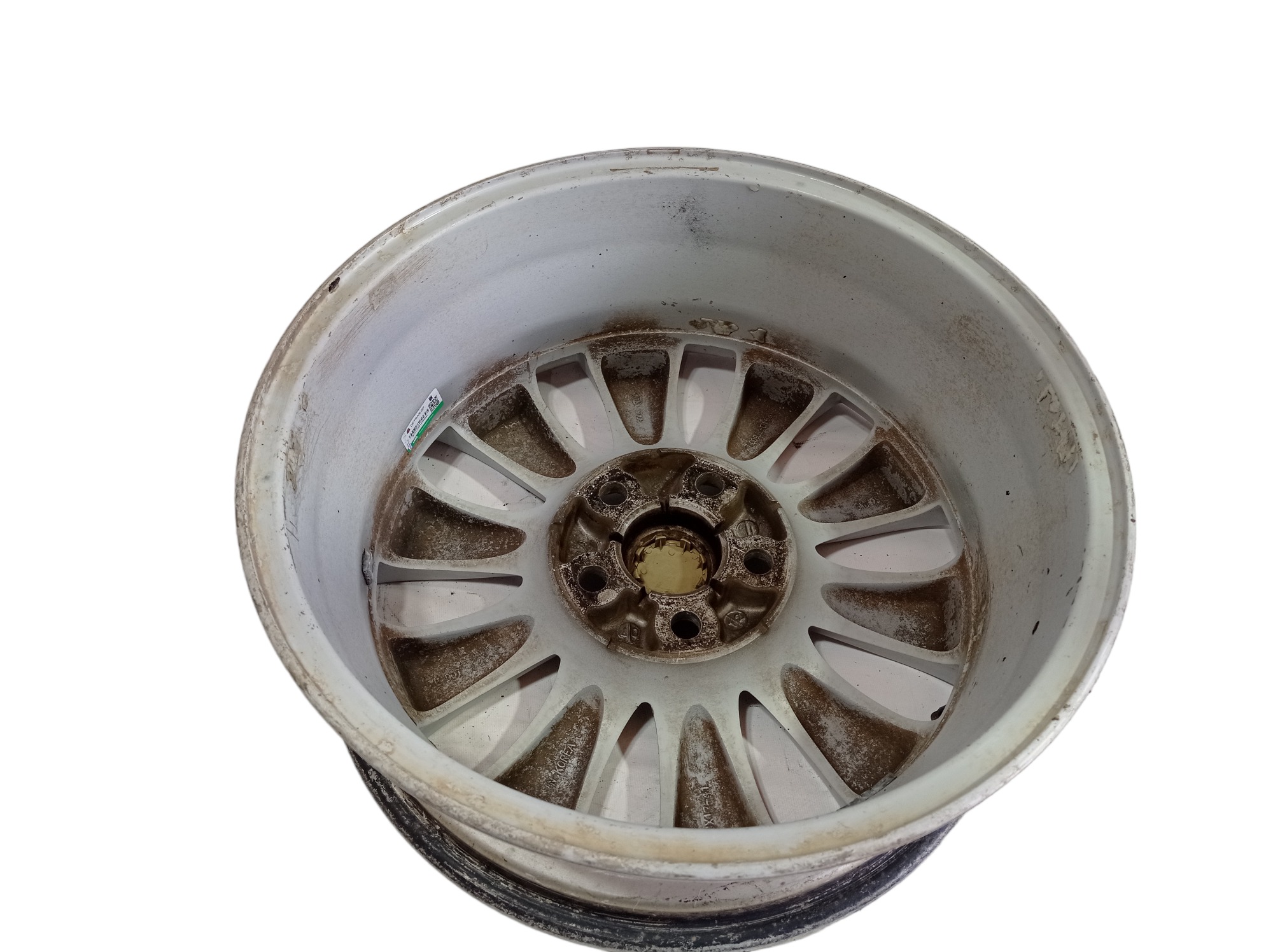 Roda Aro 17 5×114 Kia Opirus 3.8 2008 V581 Cinza 5