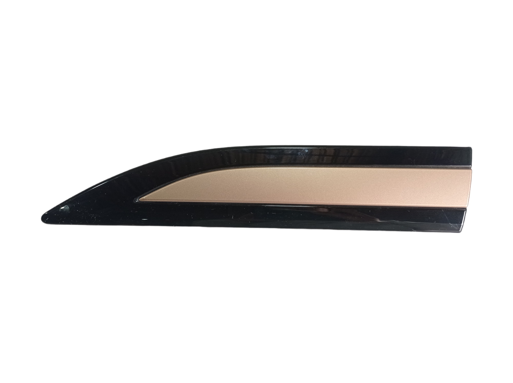 Friso Porta Dianteira Esquerda Range Rover Evoque 2022 V572 Preto E Marrom 4