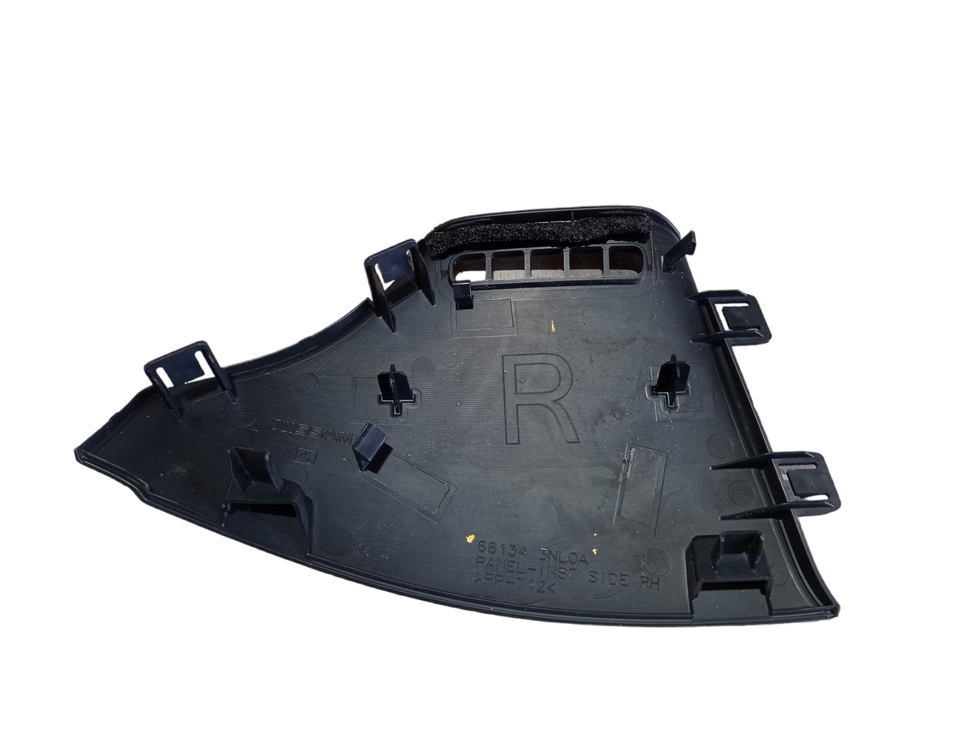 Moldura Painel Direito Nissan Leaf 2022 V589 Preto 8