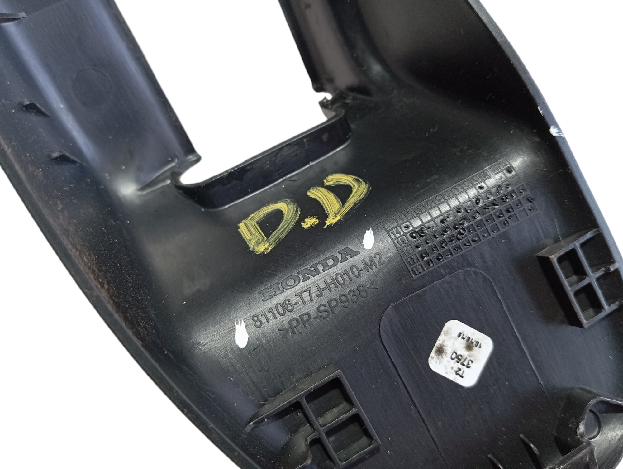 Capa Trilho Banco Diant Direito Honda Hrv 2020 A 2025 V602 Preto 7