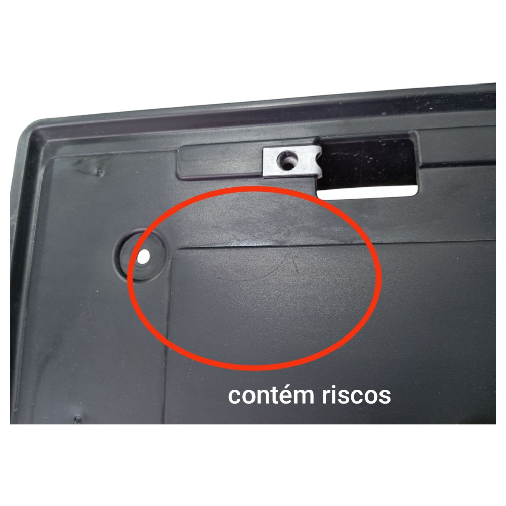 Suporte Placa Dianteira Honda Hrv Exl 1.5 2023 2025 V644 Preto 5