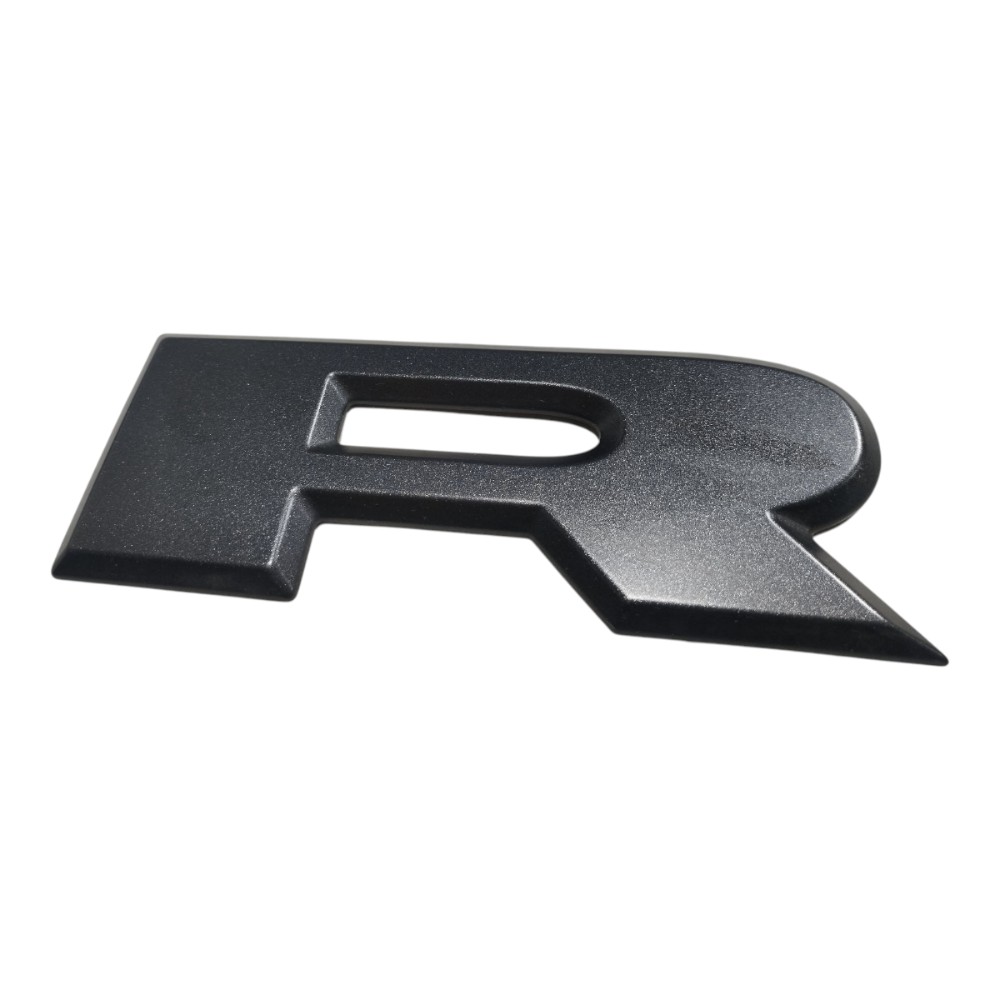 Emblema Letra R Tampa Traseira Ram Rampage Rt 2023 2025 V664 Cinza 4