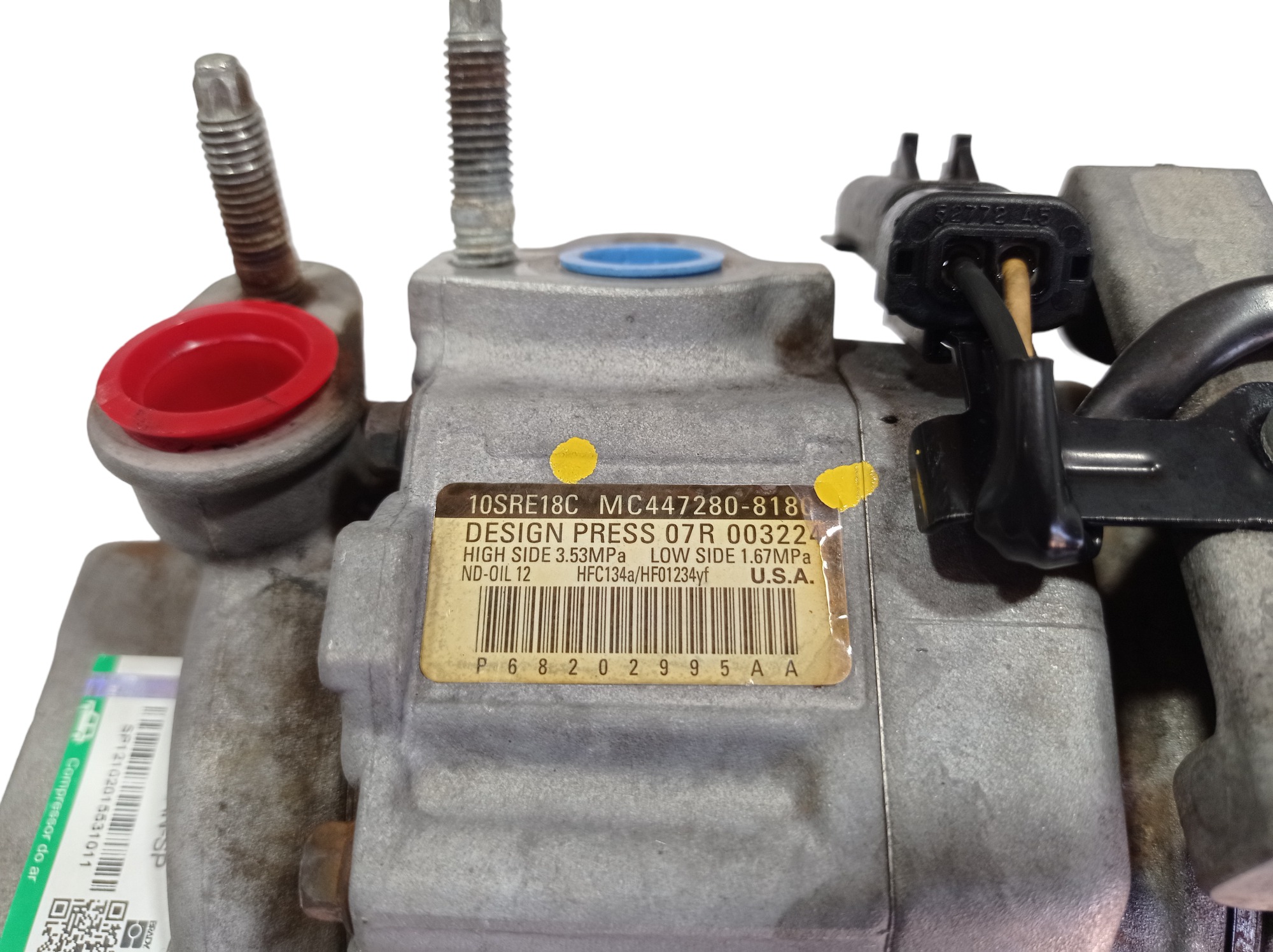 Compressor De Ar Jeep Grand Cherokee Limited 3.0 2014 V580 3