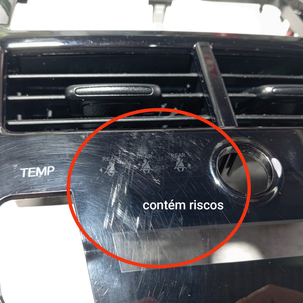 Moldura Central Painel Toyota Yaris 2019 A 2024 7