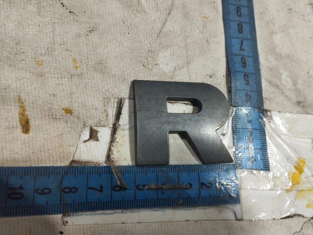 Emblema Letra R Land Rover Discovery 4 2010 A 2014 V656 4