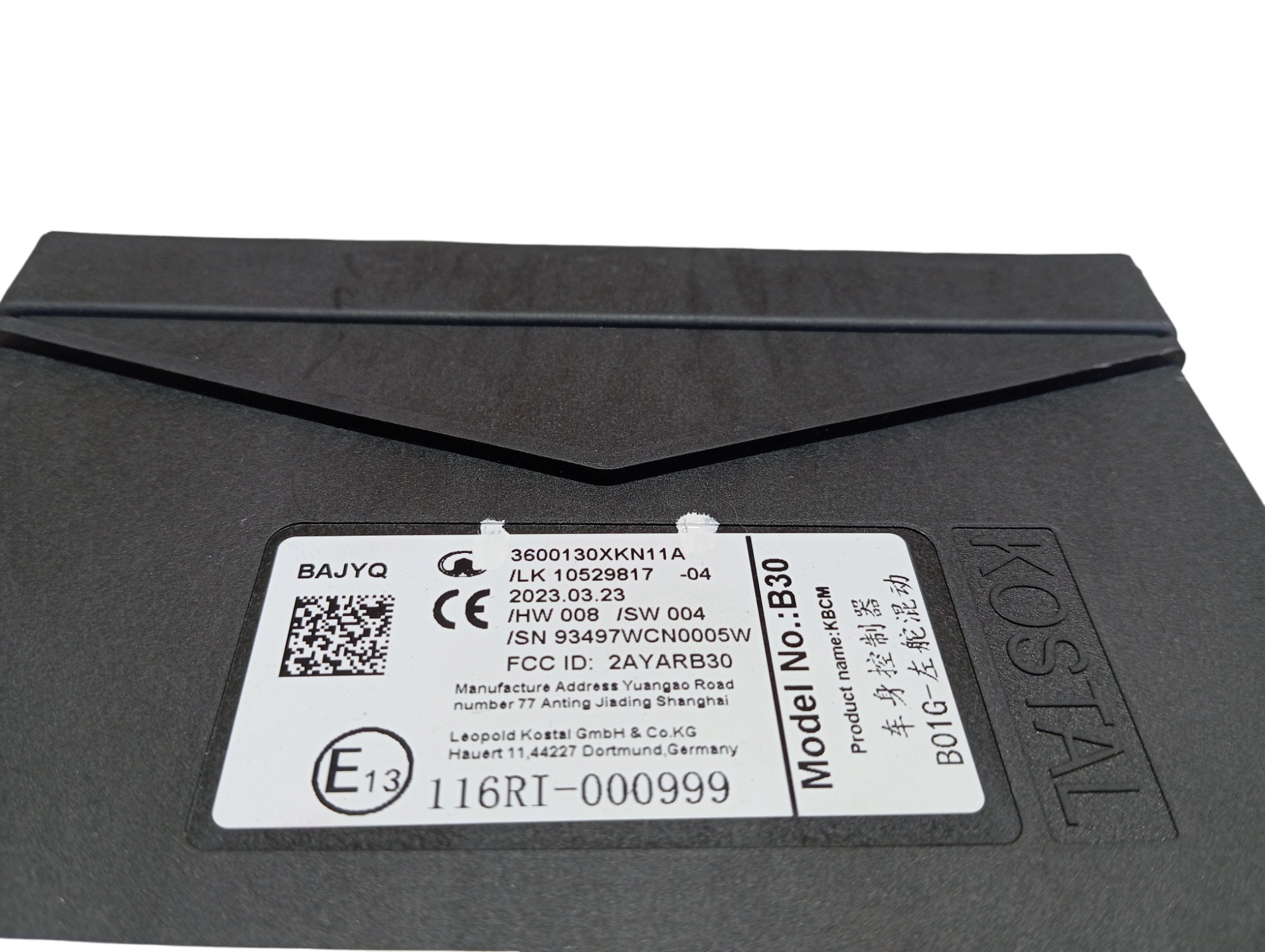 Módulo Controlador 3600130xkn11a Gwm Haval H6 Gt 2024 V598 7