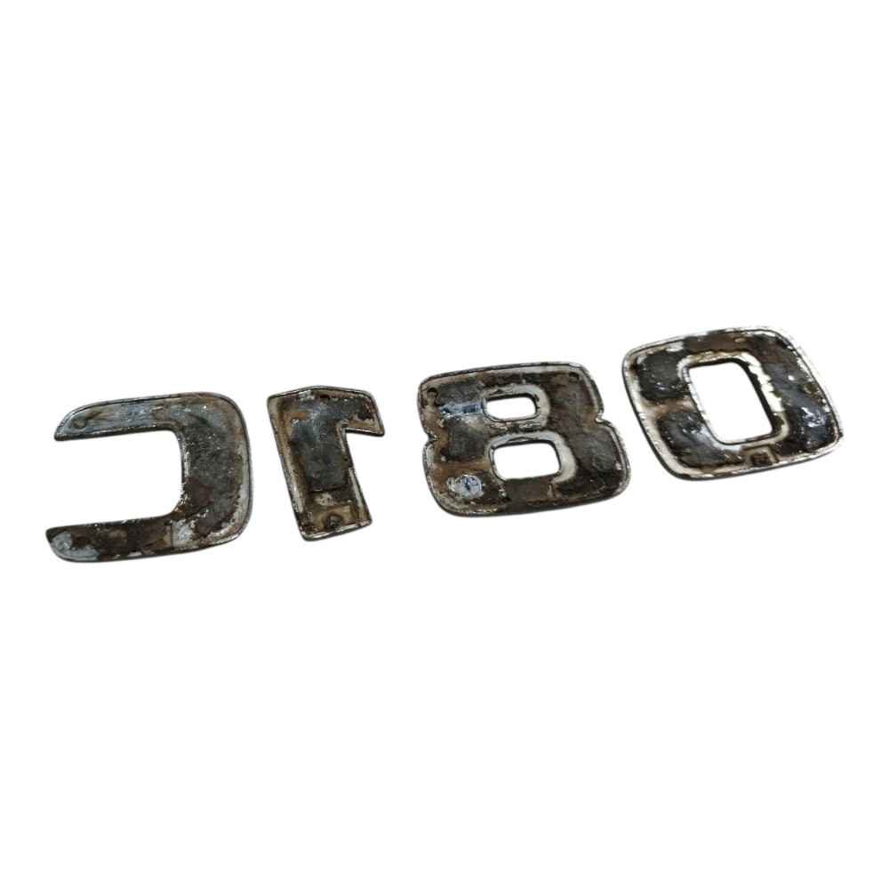 Emblema Traseiro Mercedes C180 2002 2007 V661 Prata 7