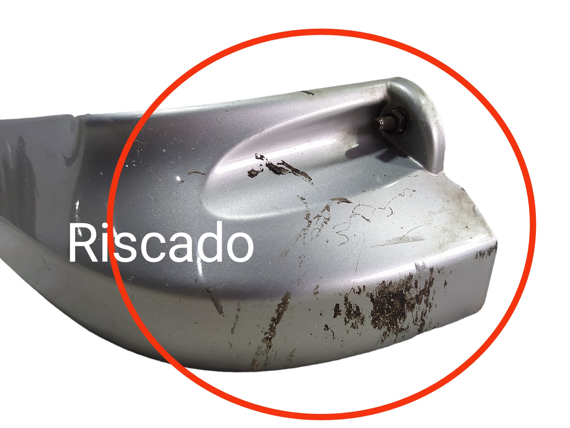 Moldura Paralama Dianteiro Esquerdo Grand Caravan 2005 V586 Prateado 3