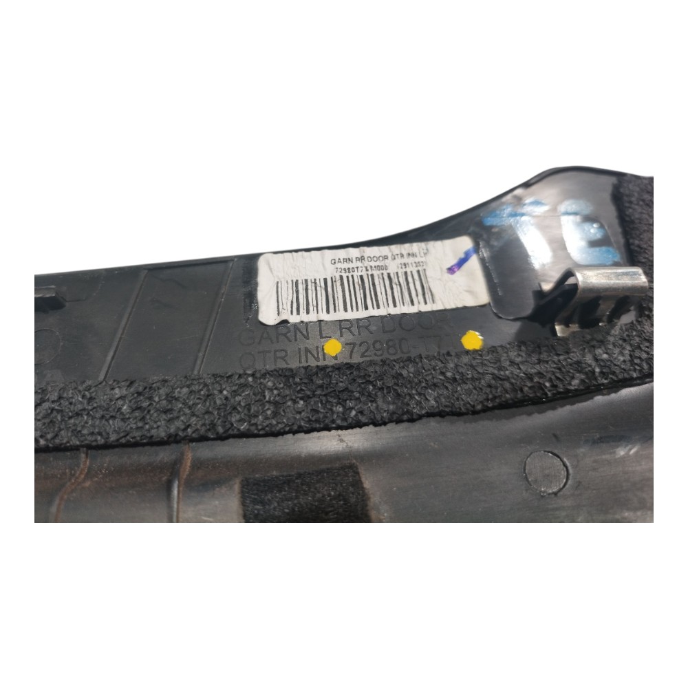 Moldura Interna Porta Tras Esquerda Honda Hrv 17 A 2021 V660 8