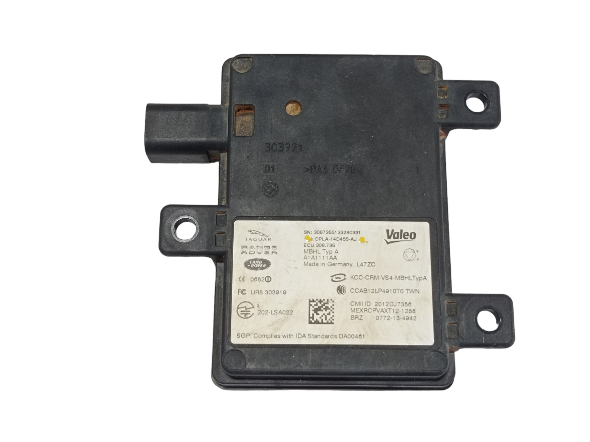 Modulo Sensor Distancia Range Rover Sport 2014 3.0 V592 1
