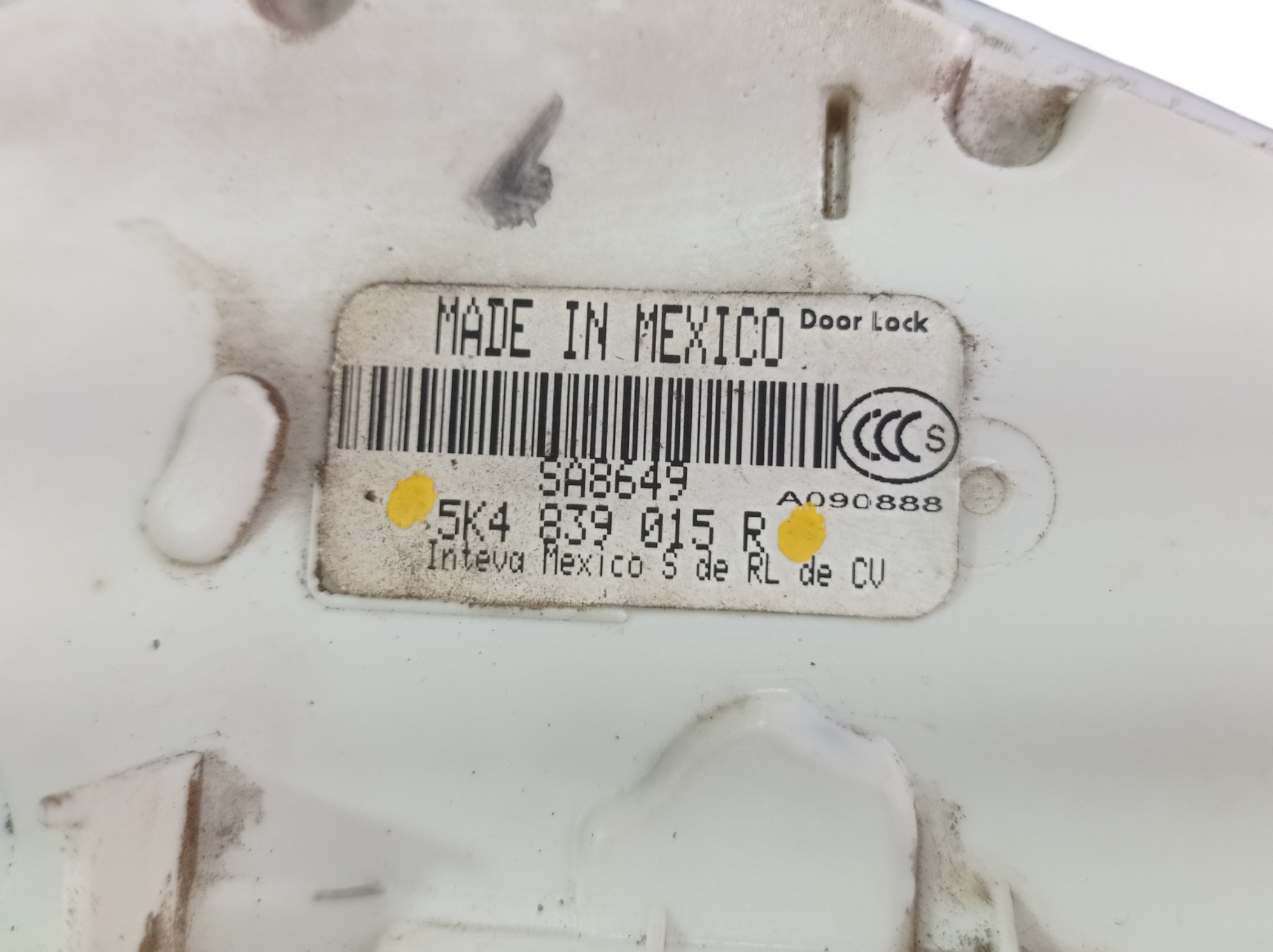 Fechadura Porta Traseira Esquerda Golf Comfortline 17 V585 7