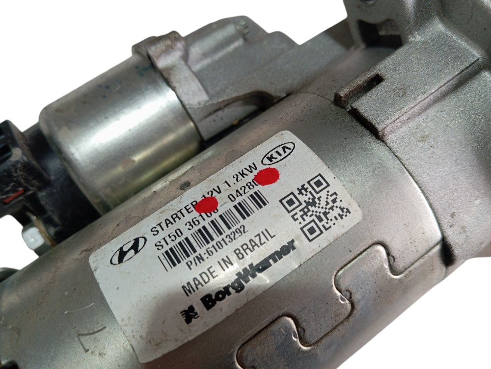 Motor Arranque Partida Hyundai Creta 1.0 3cc 2022 2023 V609 7