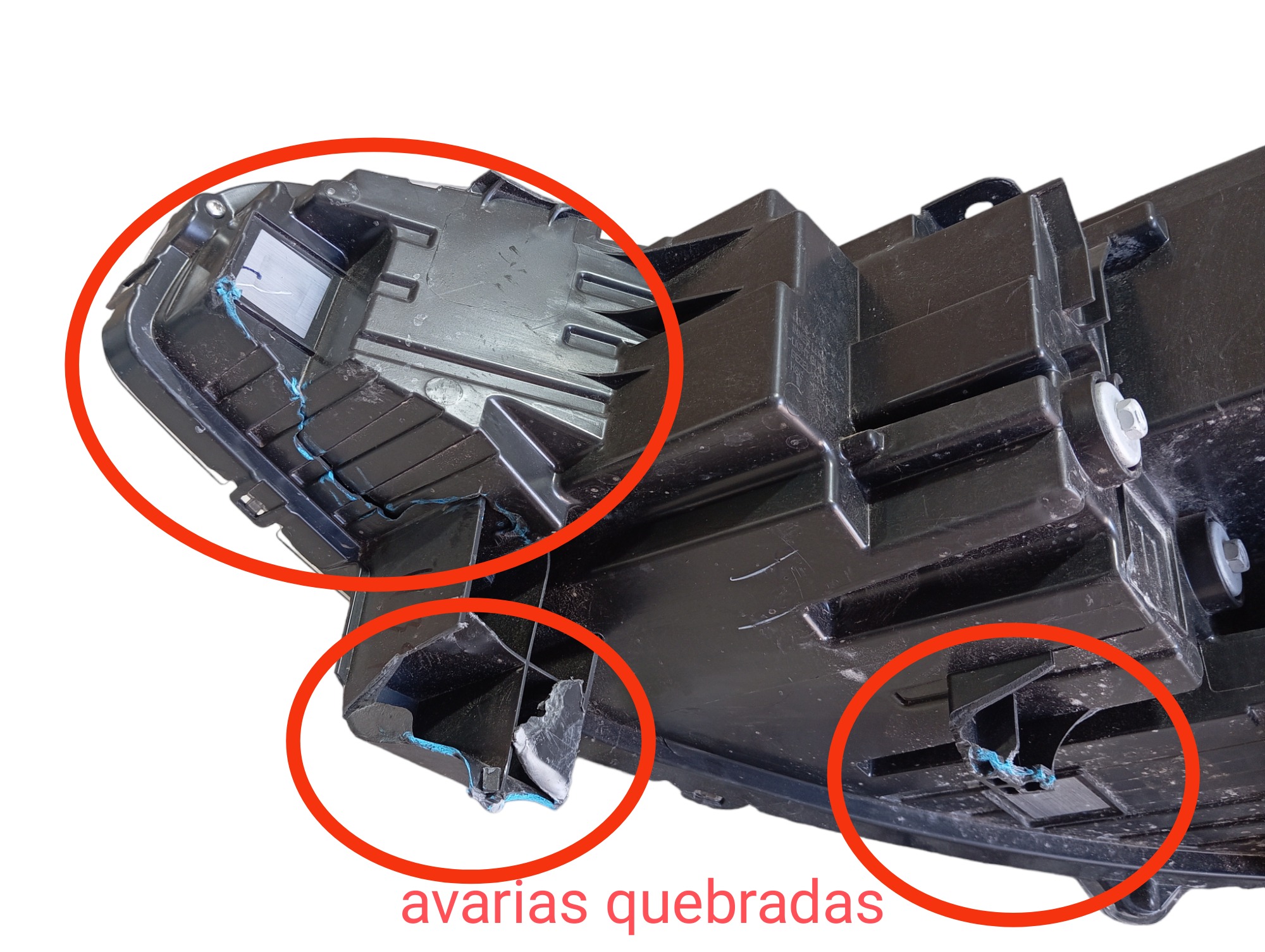 Farol Direito Gwm Haval H6 Gt 1.5 2024 Para Recuperar V598 Direito 7