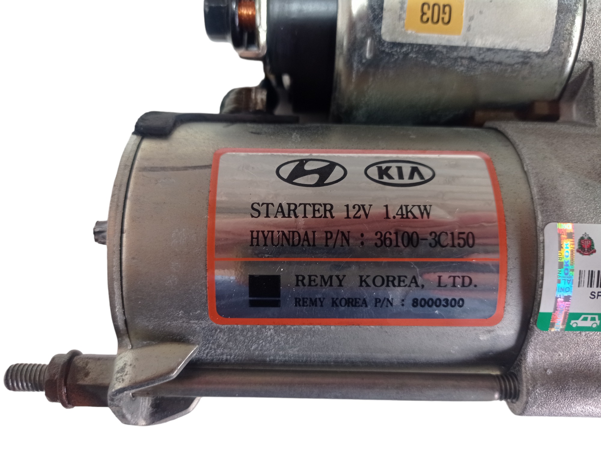 Motor De Arranque Hyundai Azera 3.3 2011 361003c150 V579 8