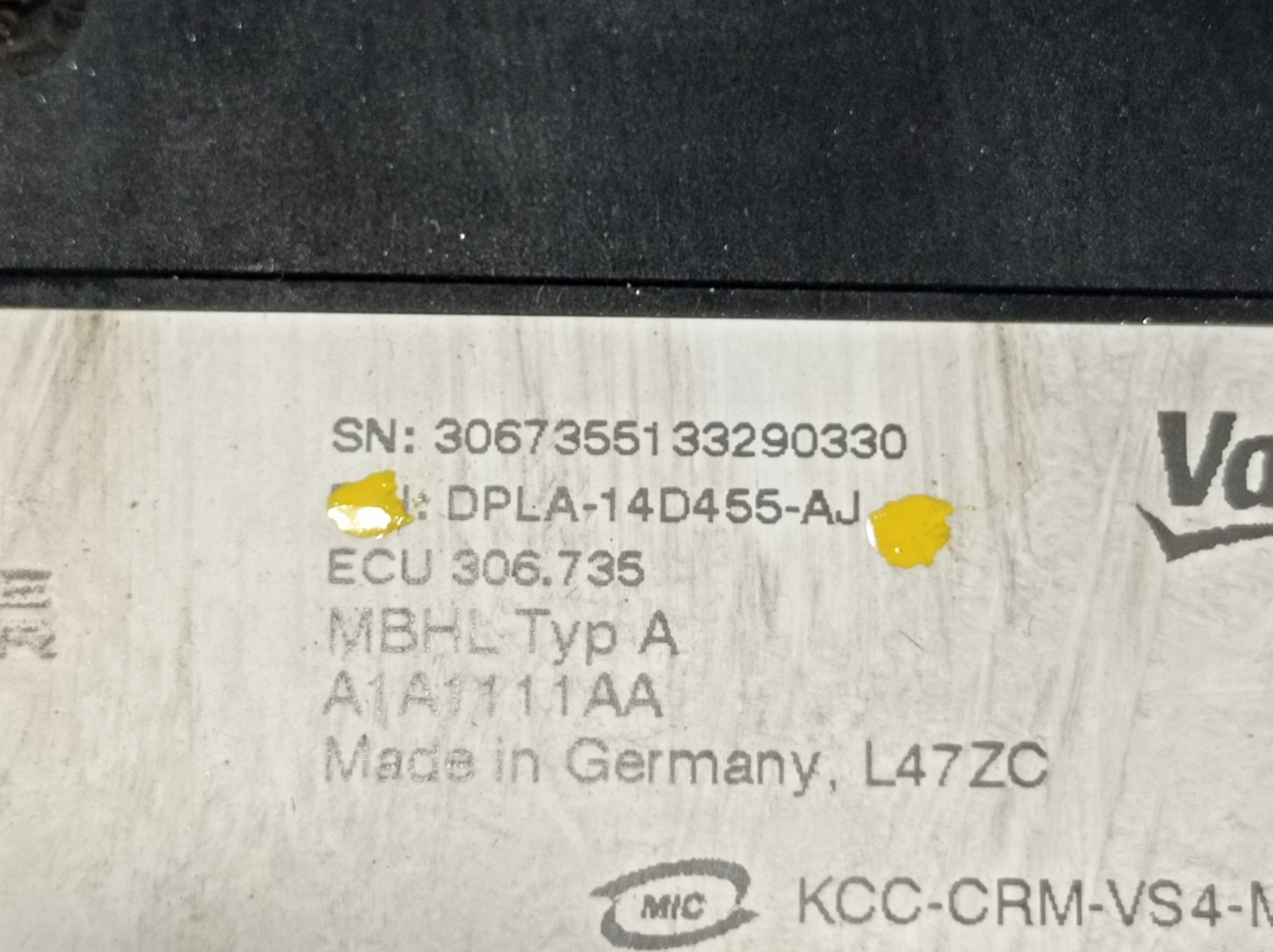Modulo Sensor Distancia Range Rover Sport 2014 3.0 V592 8