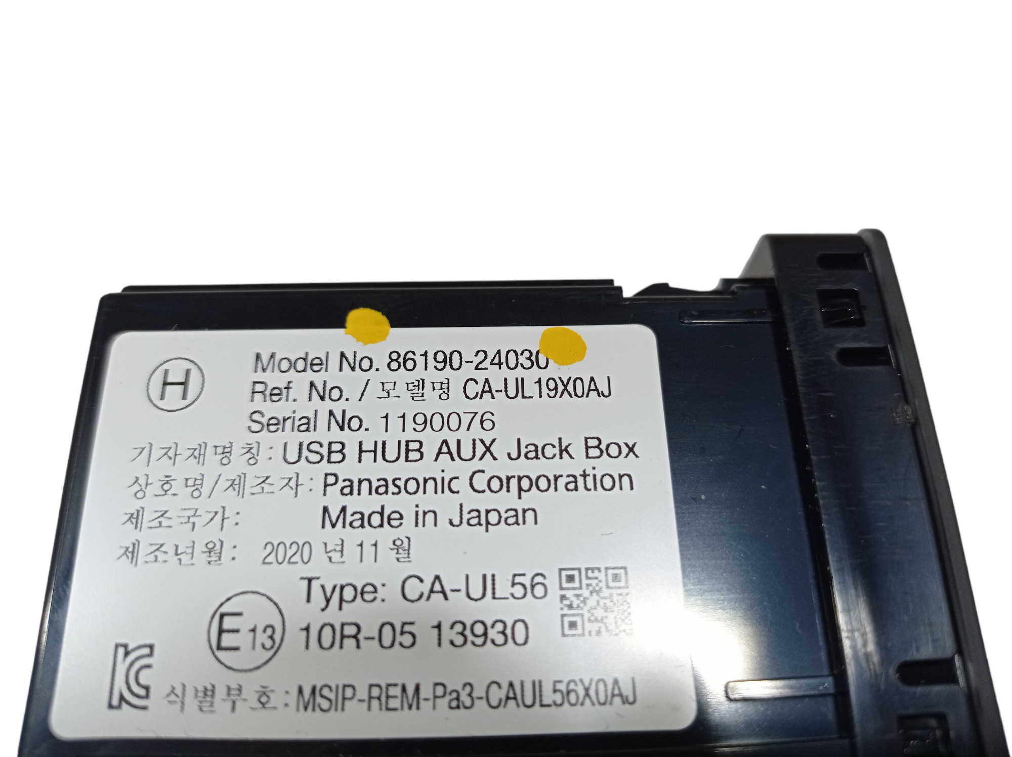 Entrada Usb Lexus Rx 450h 2021 86190-24030 V576 7