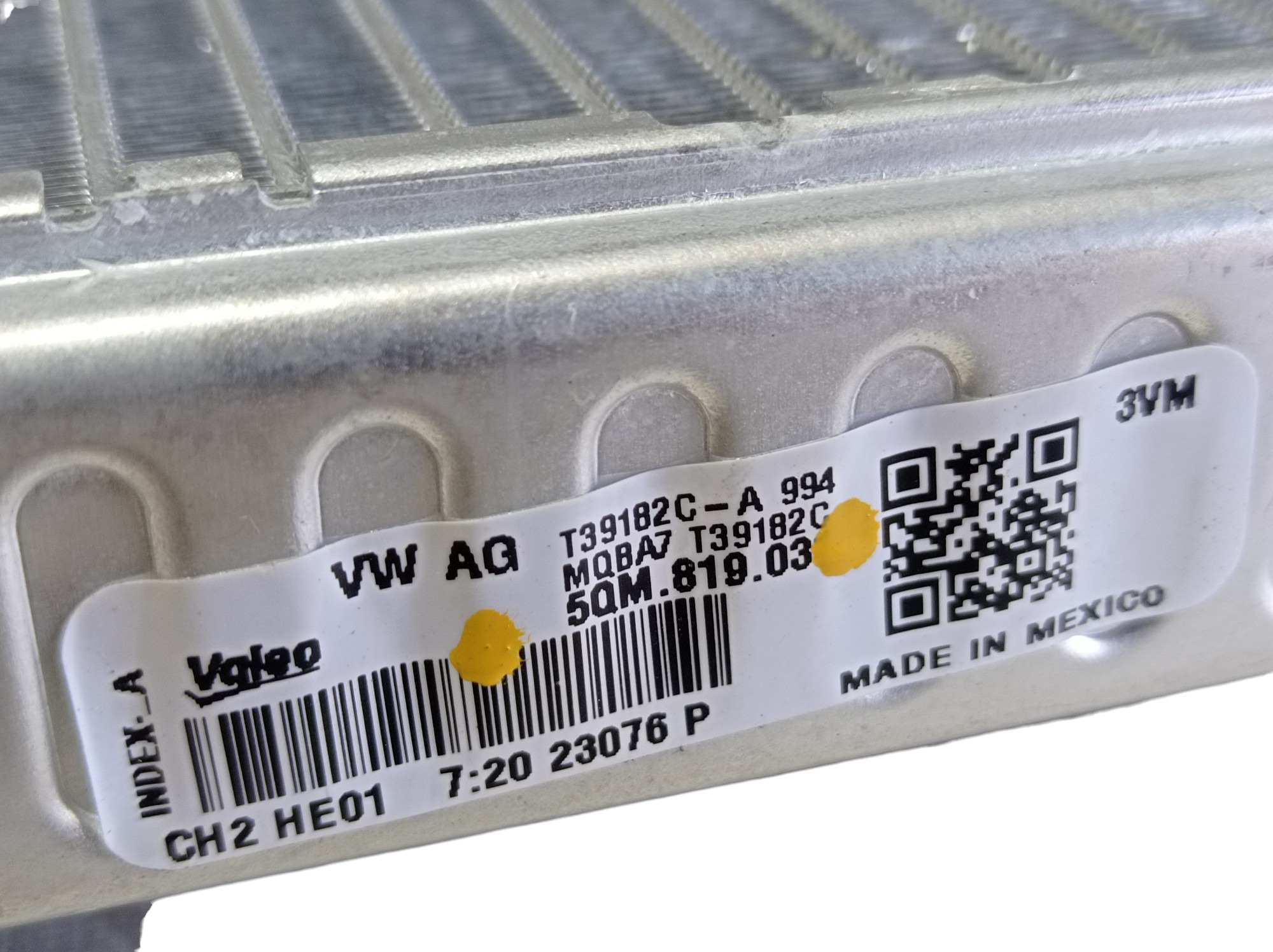 Radiador Ar Quente Vw Taos Highline 250 22 2024 V601 7