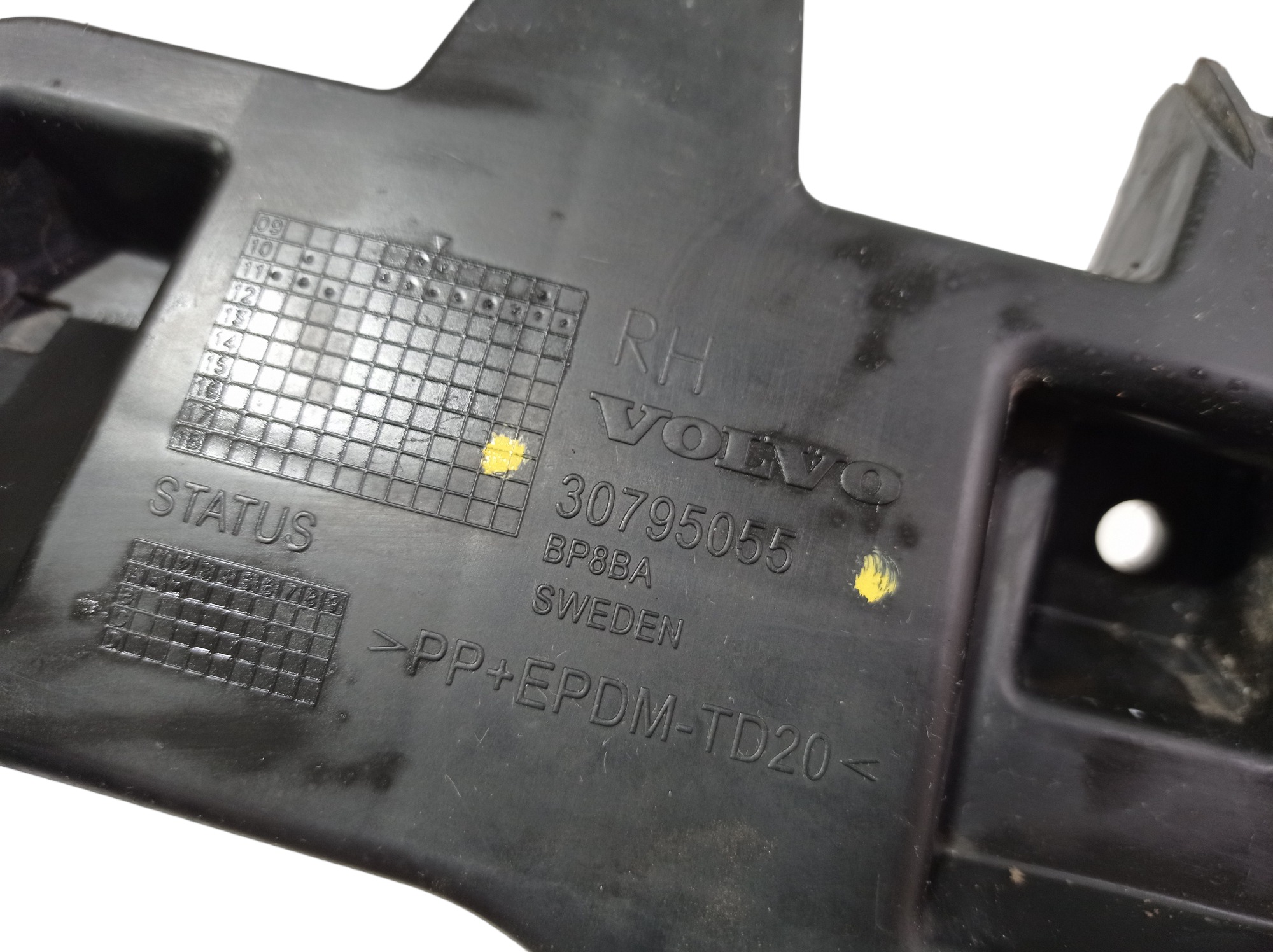 Suporte Direito Parachoque Trase Volvo S60 T5 2011 A 18 V587 7