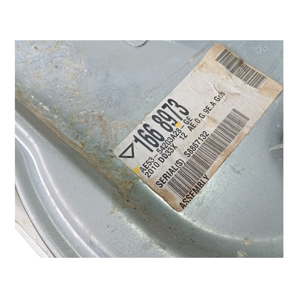 Máquina Vidro Porta Diant Direita Ford Fusion 2009 2012 V637 7