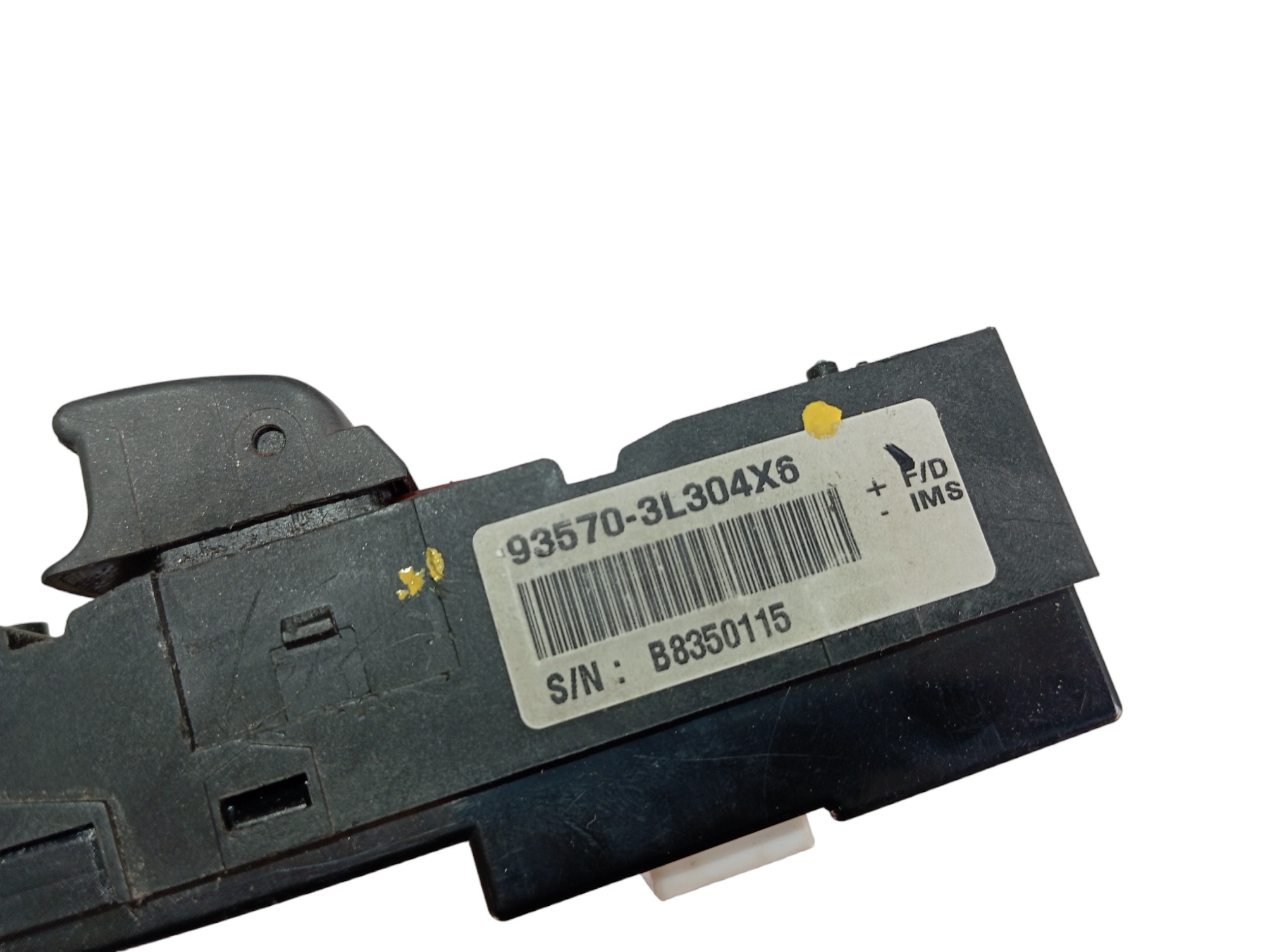 Botão Vidro Porta Dianteira Esquerda Hyundai Azera 2009 V595 4