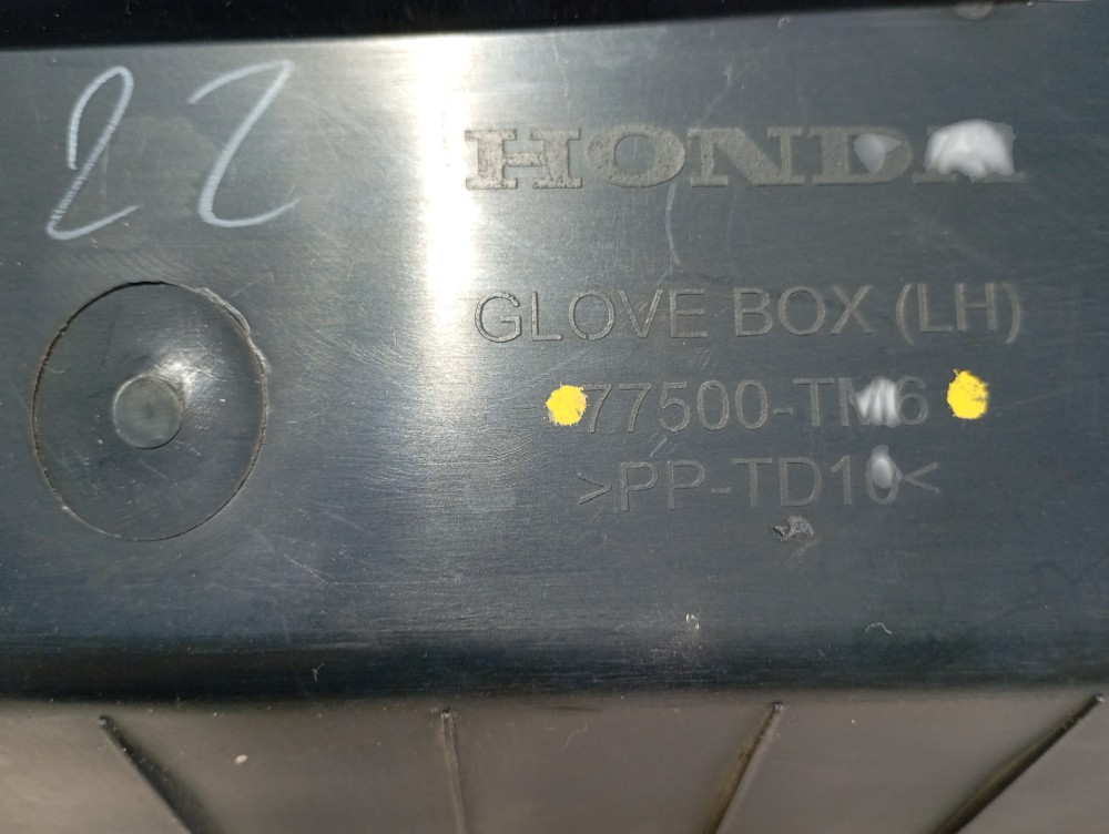 Tampa Porta Luvas Honda City 2012 V305 9
