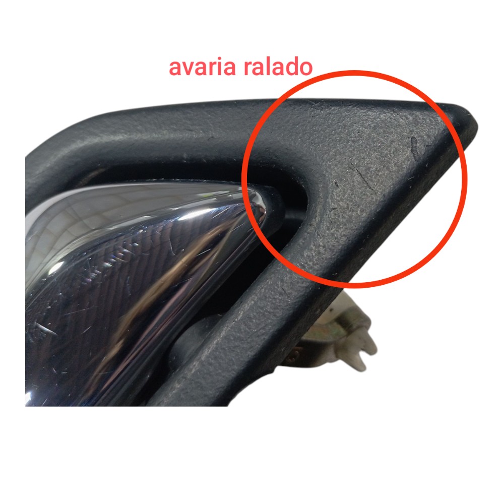 Maçaneta Int Porta Diant Direita Mercedes C180 2002 007 V661 Preta Dianteira 6